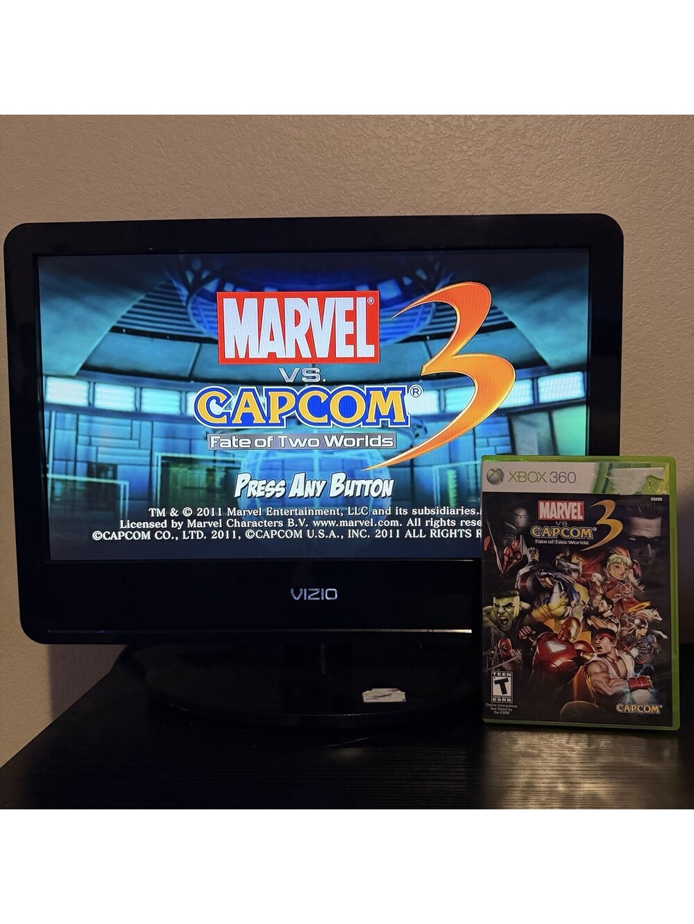 Marvel vs. Capcom 3: Fate of Two Worlds (Microsoft Xbox 360, 2011)